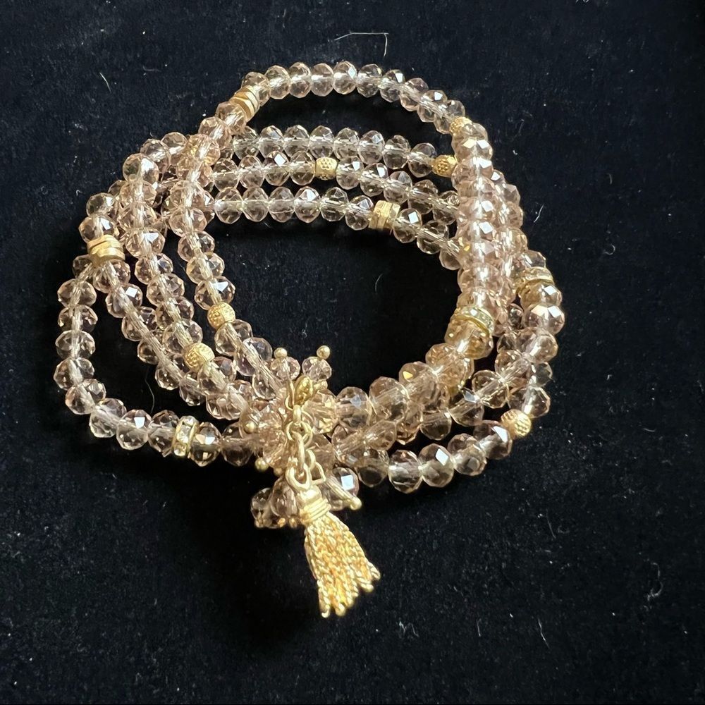 SOLD!!  #2- Carolee Gold Coin Jewelry & earrings & matching key ring & bracelet - Picture 11 of 11